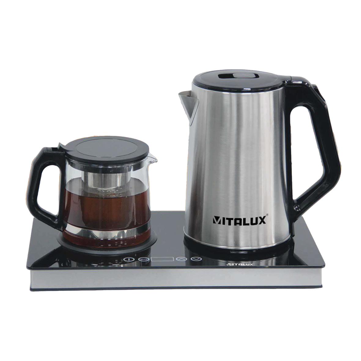 چای ساز کنارهمی ایتالوکس ( استیل -  لمسی)  - مدل (2155)