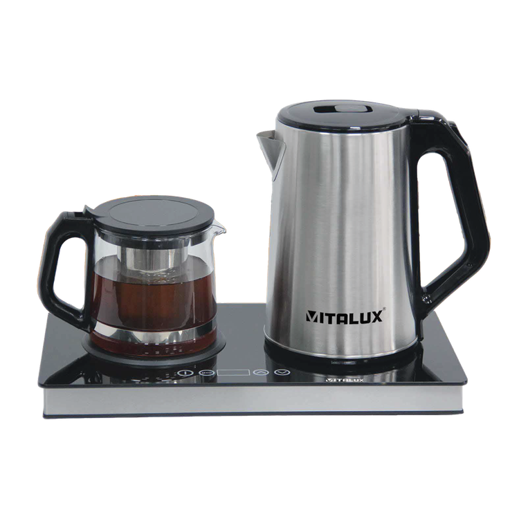 چای ساز کنارهمی ایتالوکس ( استیل - لمسی) - مدل (2155)