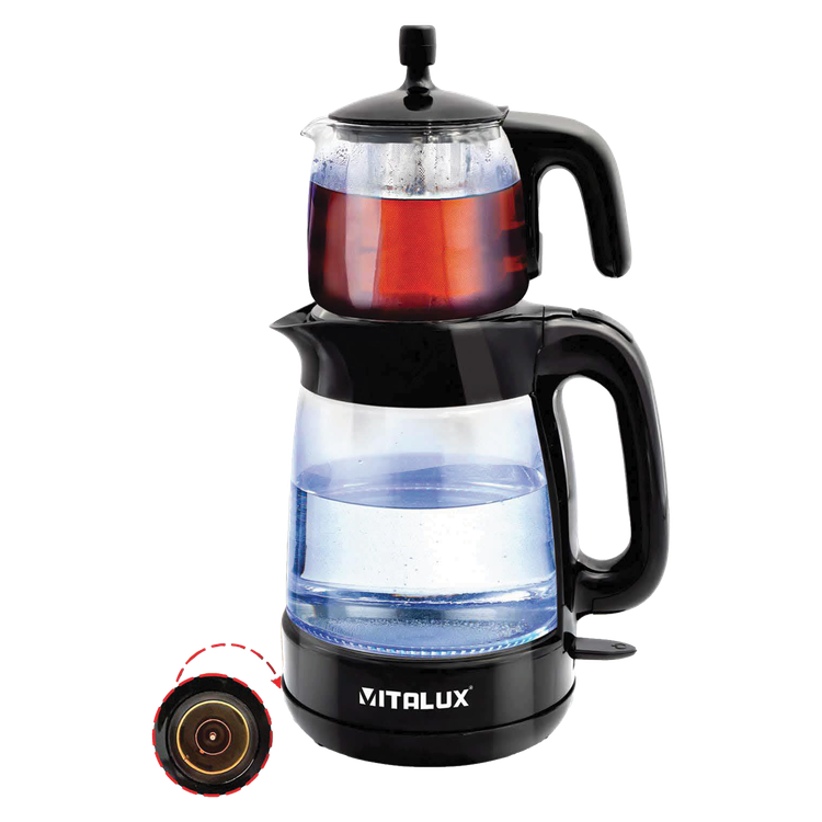 چای ساز روهمی ایتالوکس (لمسی - تمام استیل) - مدل (2150)